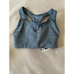 NIKE Women's 1-Piece Pad Medium Impact Sports Bra BV3636 Blue XS NWT